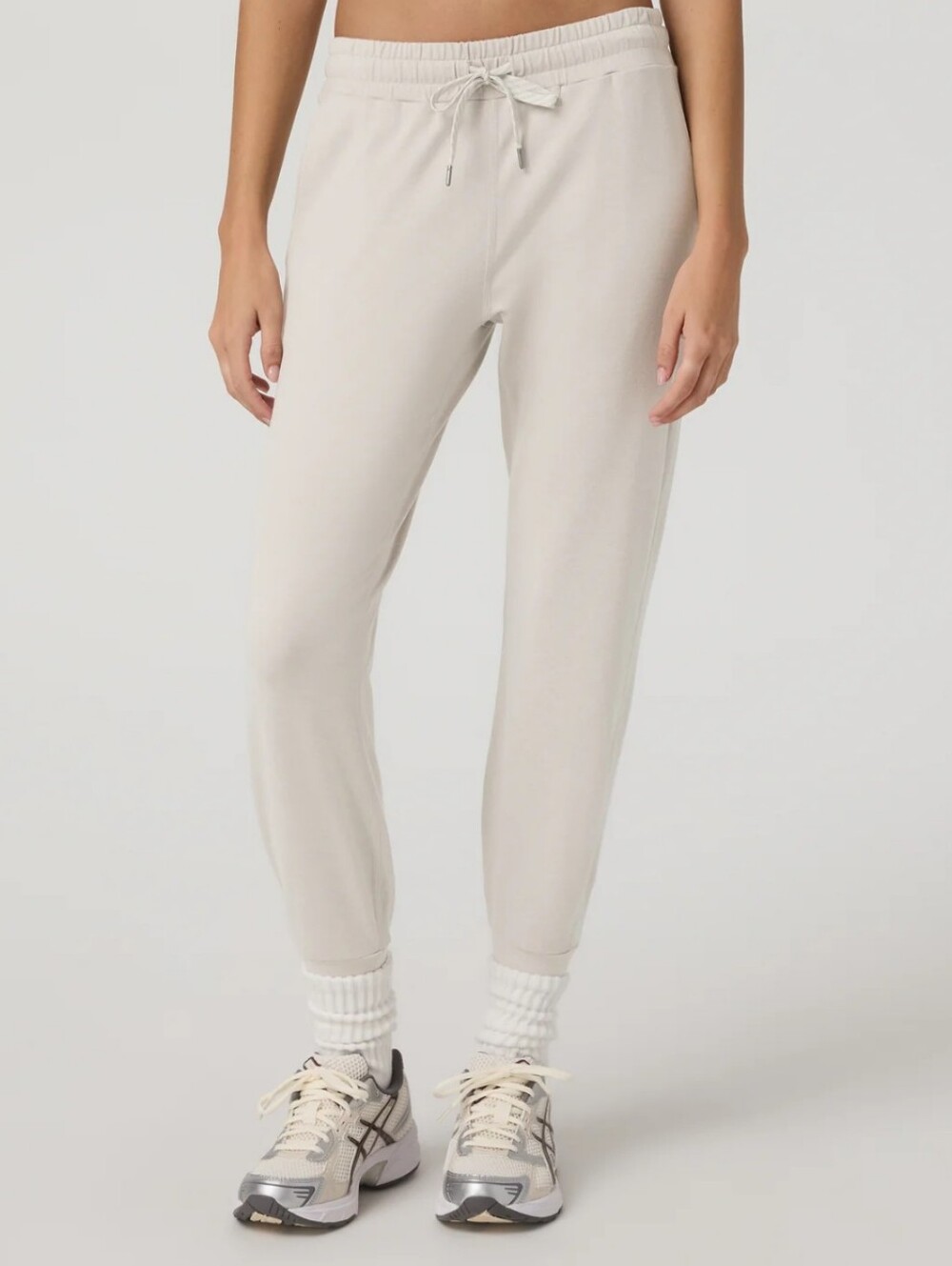 Vuori W's Performance Jogger Long Ecru Heather